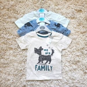 Set of 3 t shirts baby boy